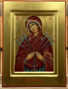 Богородица «Семистрельная» Образец 16 Кунгур
